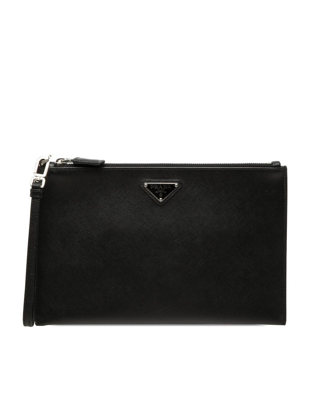 Prada Saffiano Wristlet Clutch Pre- #373411P54B